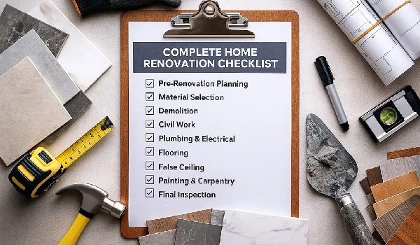 Home Renovation Checklist: Complete Step-by-Step Guide Before You Start (2026)